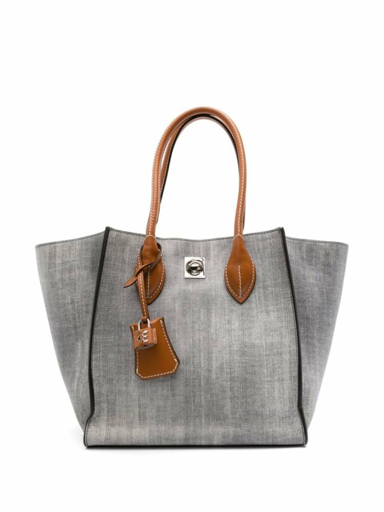 Ermanno Scervino Maggie denim tote bag - Grey Cover