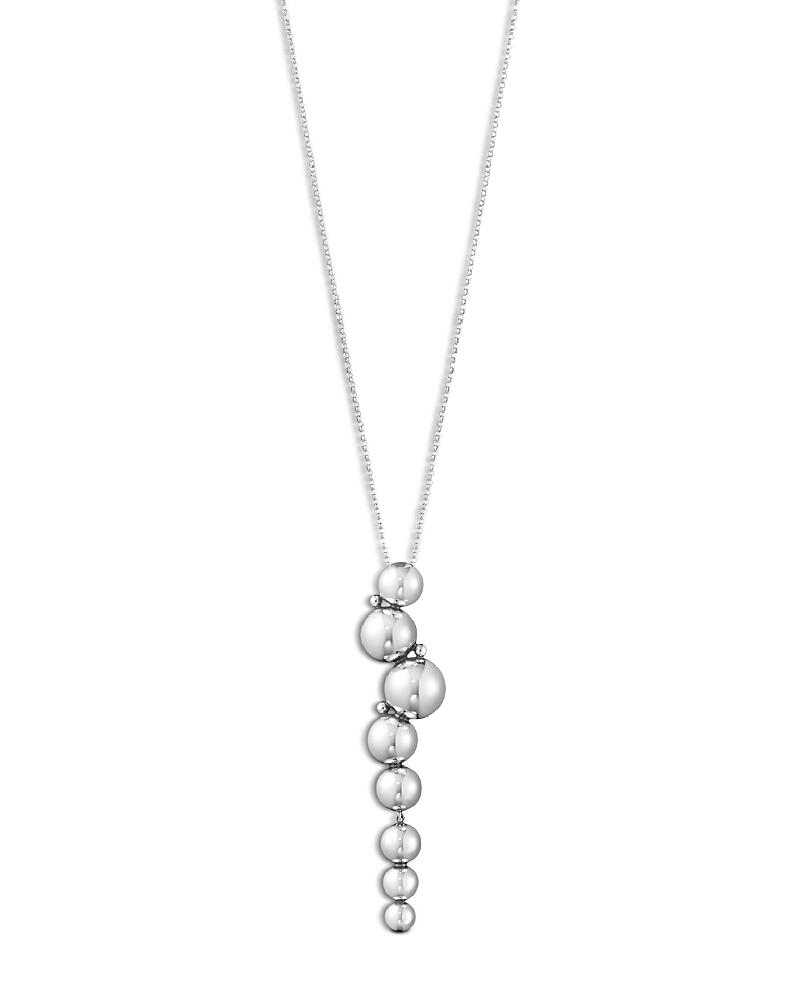 Georg Jensen Sterling Silver Moonlight Grapes Linear Cluster Pendant Necklace, 17.72 Cover