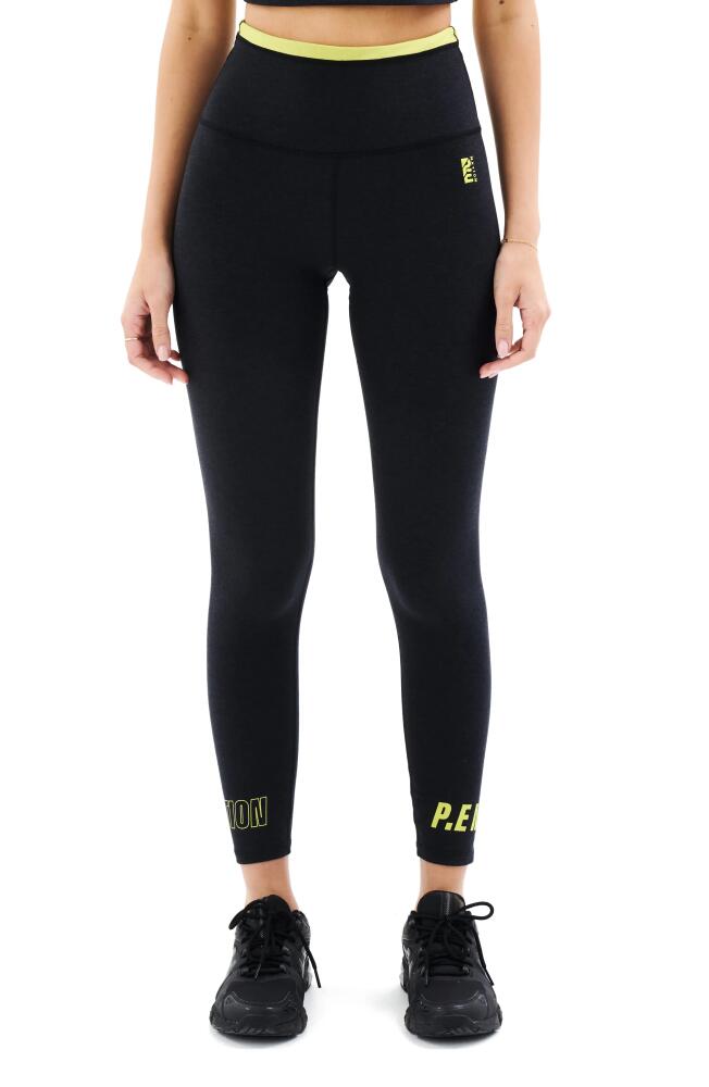 P. E Nation Orbital High Waist 7/8 Leggings in Charcoal Marl Cover