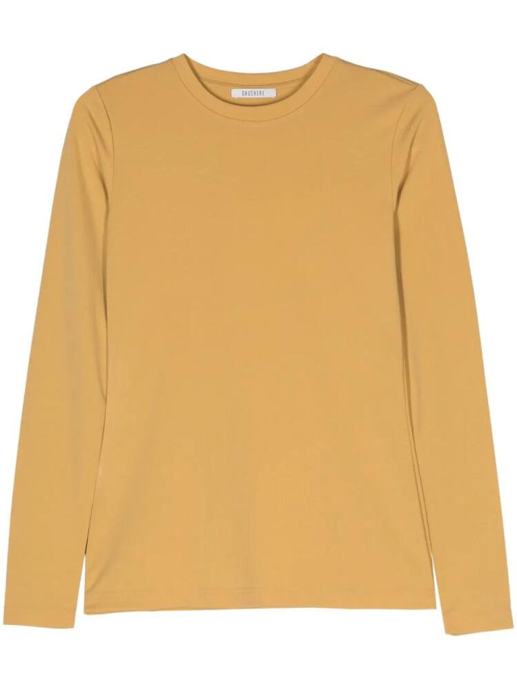 Gauchère round-neck cady T-shirt - Yellow Cover