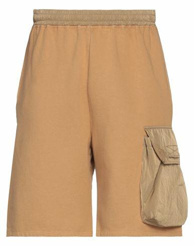 Aries Man Shorts & Bermuda Shorts Camel Cotton Cover