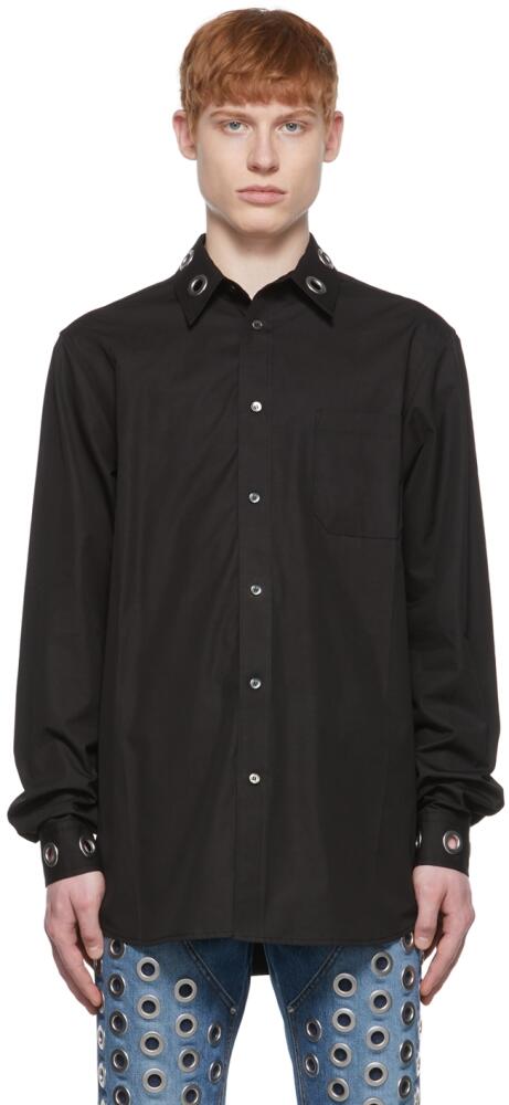 We11done Black Cotton Shirt Cover