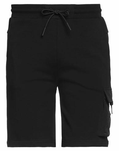 North Sails Man Shorts & Bermuda Shorts Black Cotton Cover