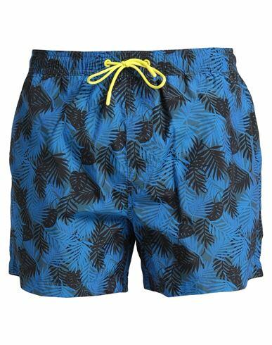 North Sails Man Swim trunks Blue Cotton, Polyamide Cover