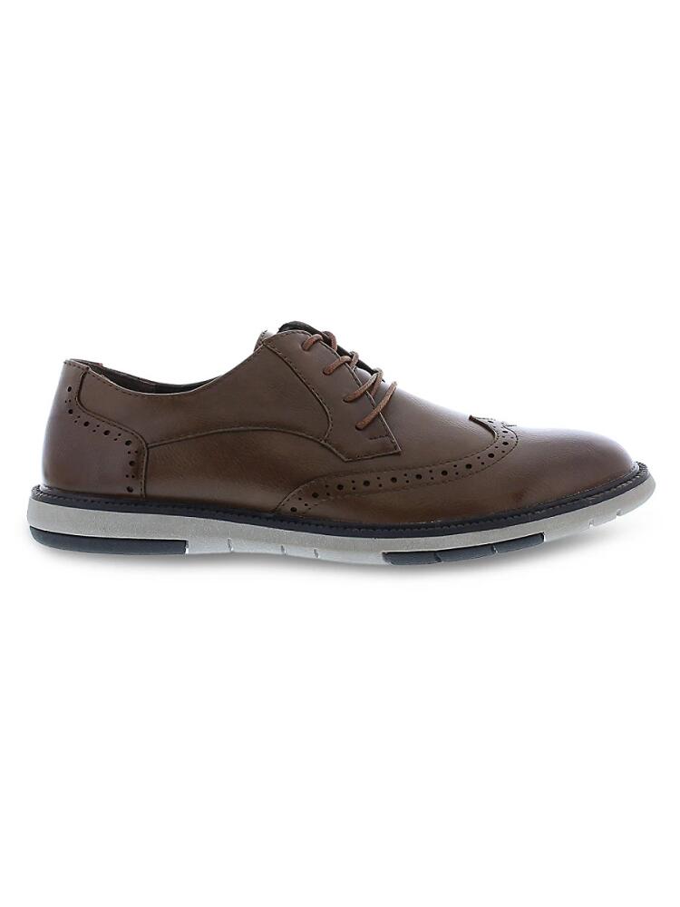 English Laundry Men's Ram Oxford Leather Brogues - Brown Cover