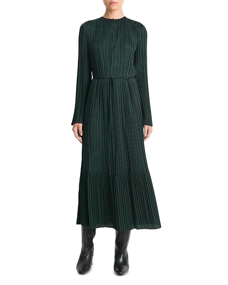 Vince Pleated Midi Dress Cover