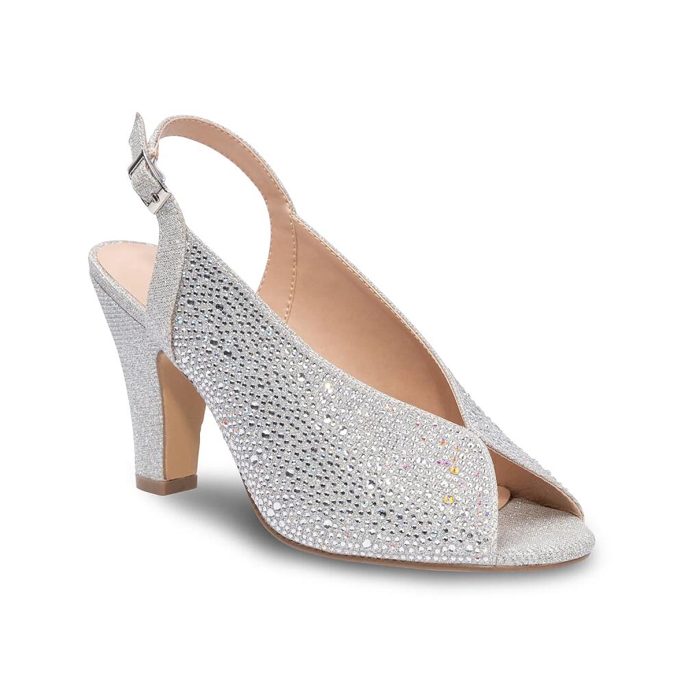 Paradox London Glory Pump | Women's | Silver Metallic Cover