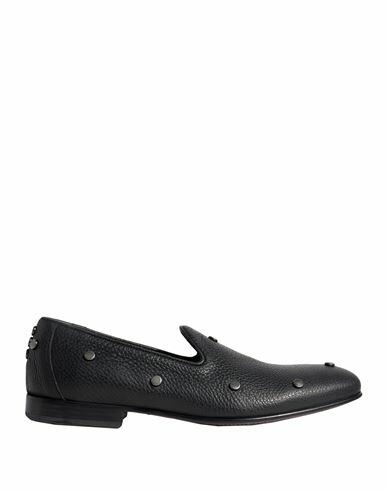 Mich Simon Man Loafers Black Leather Cover