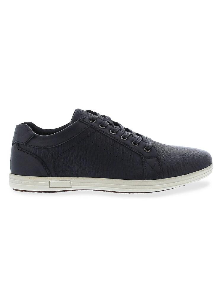 English Laundry Men's David Low-Top Leather Sneakers - Black Cover