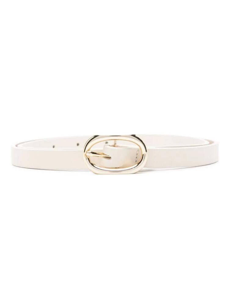 ANINE BING mini Signature Link belt - White Cover