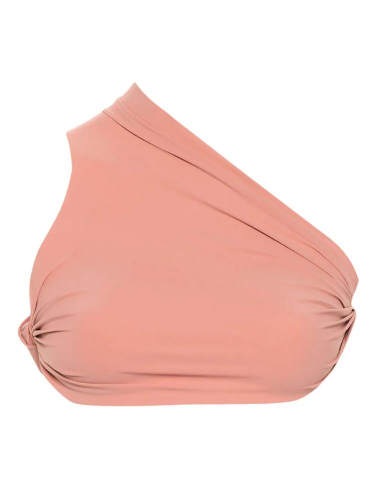 Rick Owens twist-detail bikini top - Pink Cover