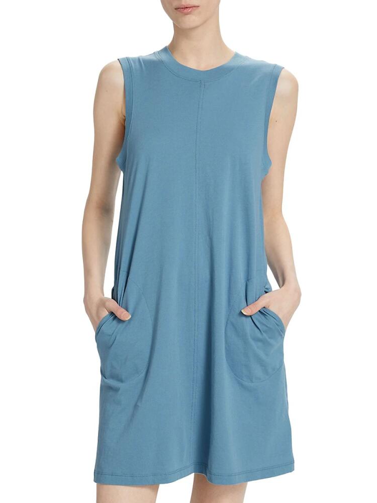 ATM Anthony Thomas Melillo Women's Jersey Sleeveless Mini Dress - Antique Blue Cover