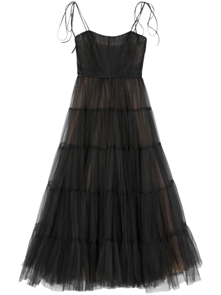 Ana Radu tulle maxi dress - Black Cover