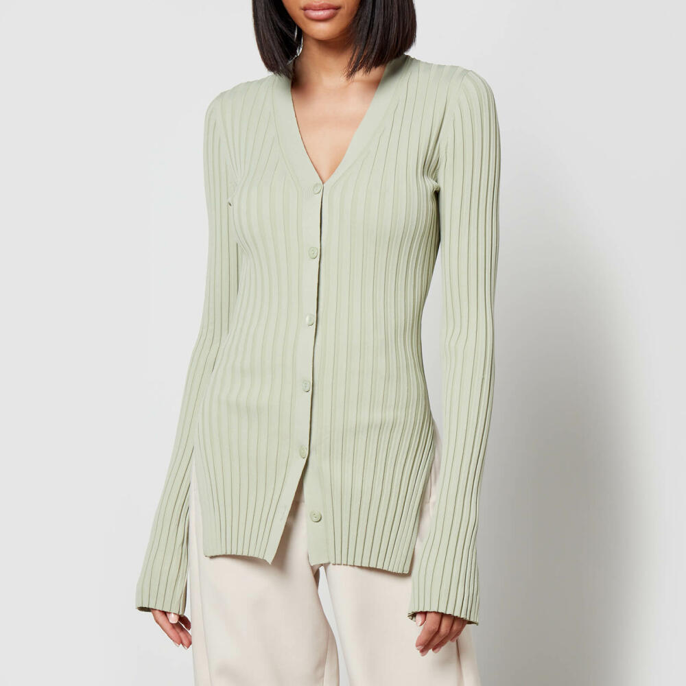 Axel Arigato Rae Ribbed-Knit Cardigan Cover