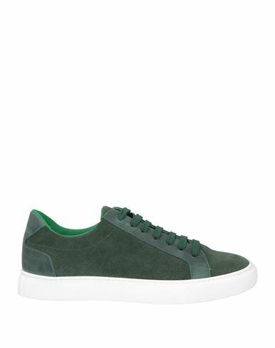 Tsd12 Man Sneakers Dark green Soft Leather Cover