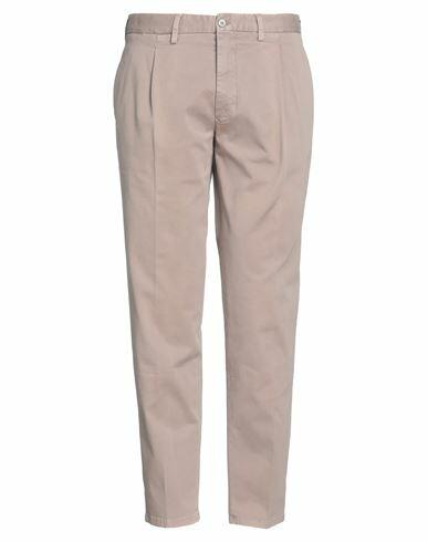 Gio Zubon Man Pants Light grey Cotton, Elastane Cover