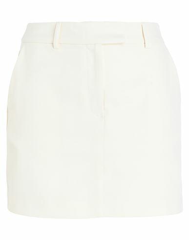 Topshop Woman Mini skirt Ivory Polyester, Elastane Cover