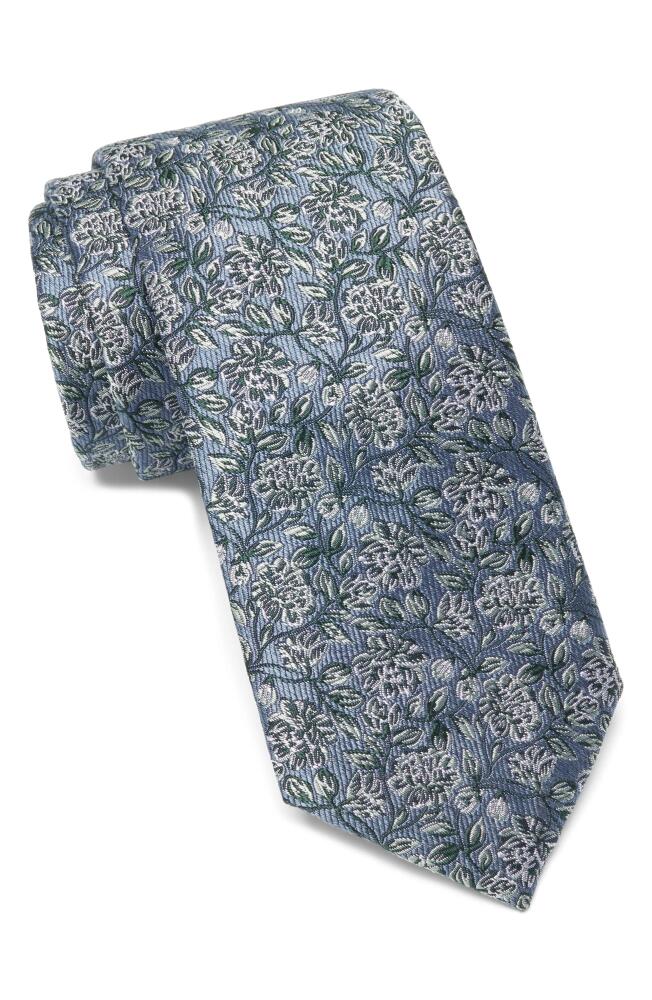 Nordstrom Sarick Floral Jacquard Silk Tie in Green Cover