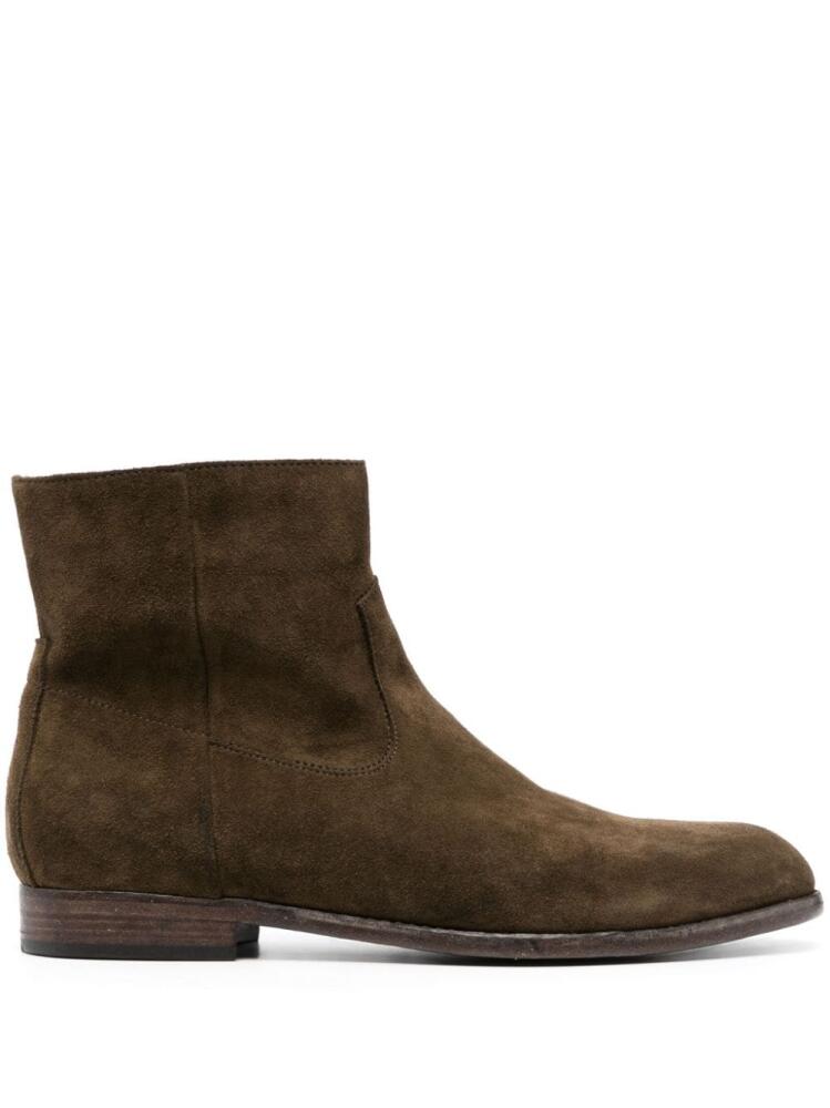 Buttero Floyd suede ankle boots - Green Cover