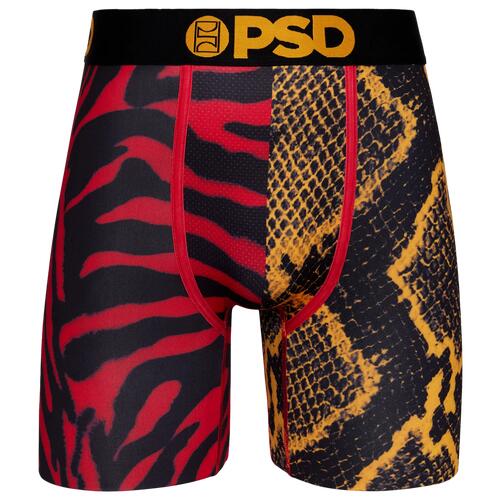 PSD Graphic Briefs - Mens Orange/Black/Red Cover