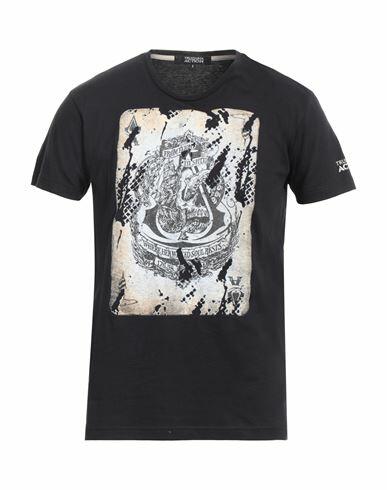 Trussardi Action Man T-shirt Black Cotton, Polyamide Cover