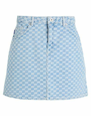 Hugo Woman Denim skirt Blue Cotton Cover