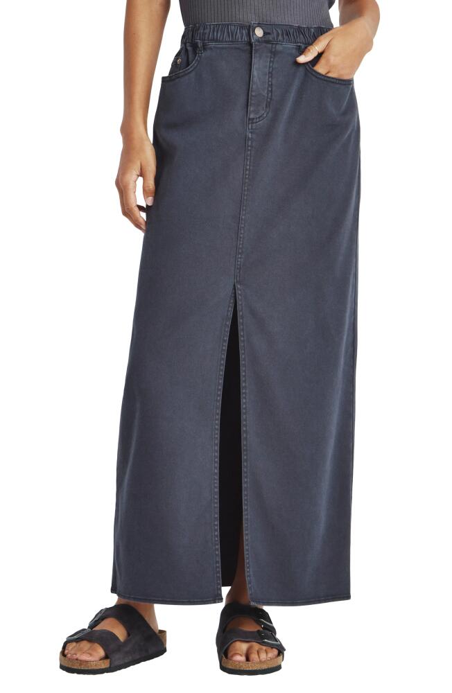 Splendid Rhiannon Denim Maxi Skirt in Lead Cover