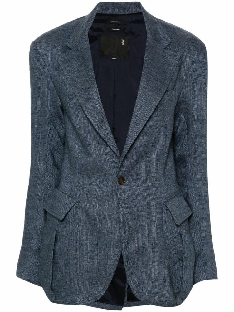 R13 linen blazer - Blue Cover