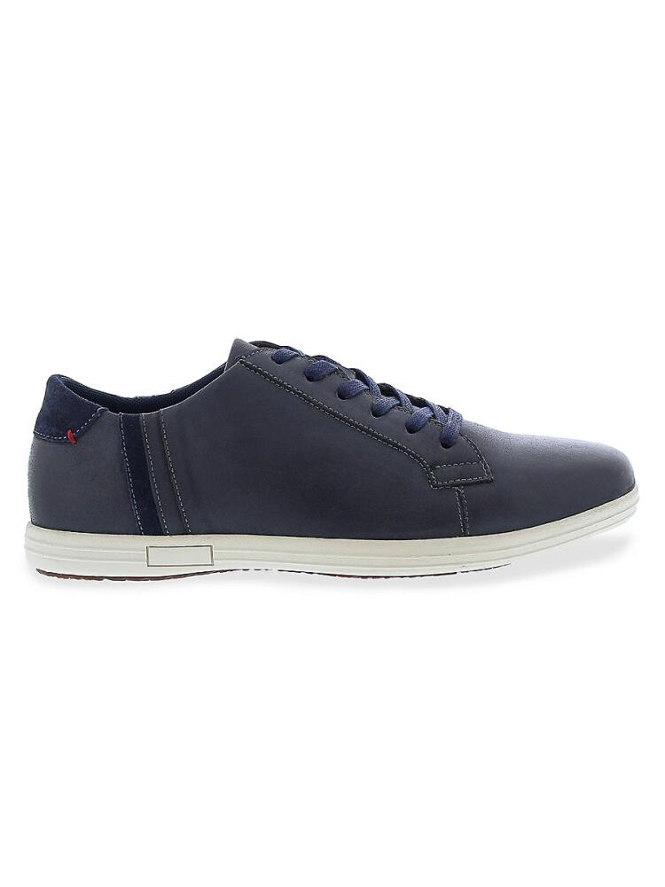 English Laundry Men's Thomas Low-Top Leather Sneakers - Navy Cover