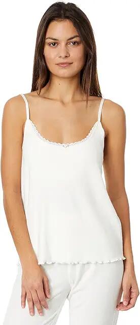 P.J. Salvage Pointelle Hearts Camisole with Shelf Bra (Ivory) Women's Lingerie Cover