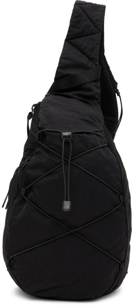 C.P. Company Black Nylon B Messenger Bag Cover