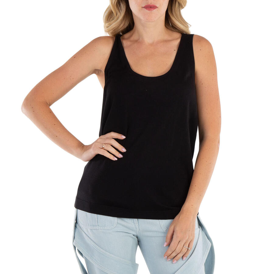 Burberry Ladies Black Silk Cashmere Tank Top Cover