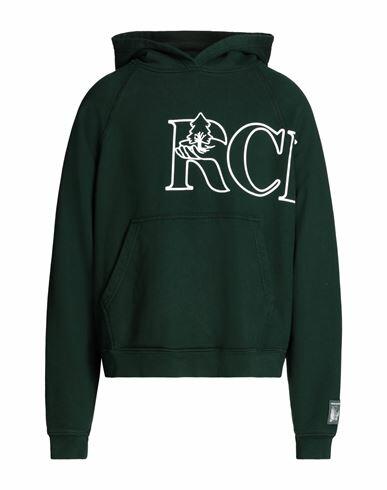 Reese Cooper Man Sweatshirt Emerald green Cotton Cover