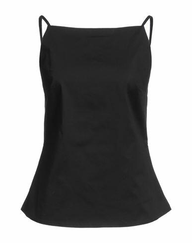 Siste's Woman Top Black Cotton, Elastane Cover