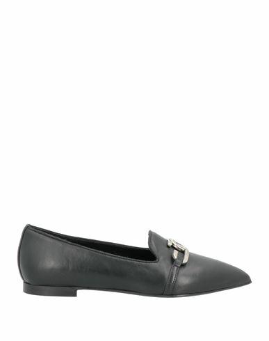 John Galliano Woman Loafers Black Kidskin Cover