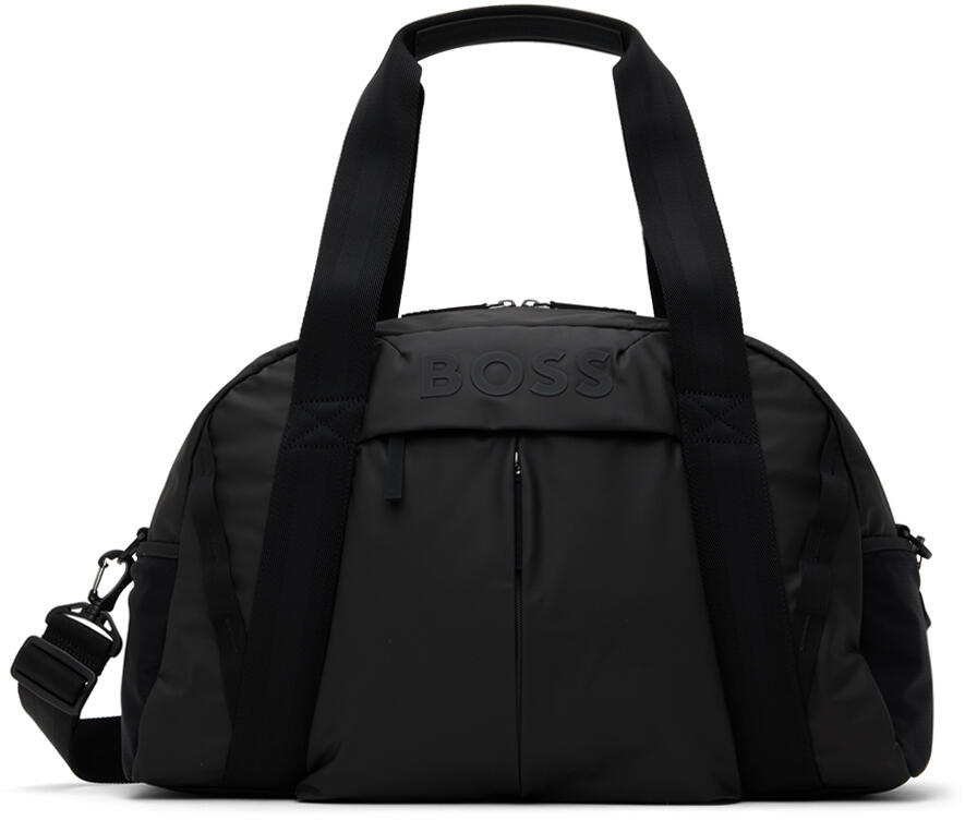 BOSS Black Faux-Leather Holdall Duffle Bag Cover