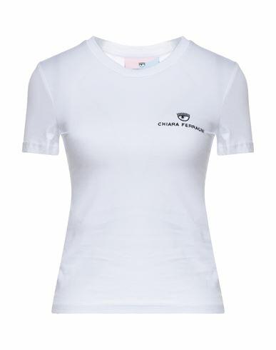 Chiara Ferragni Woman T-shirt White Cotton Cover