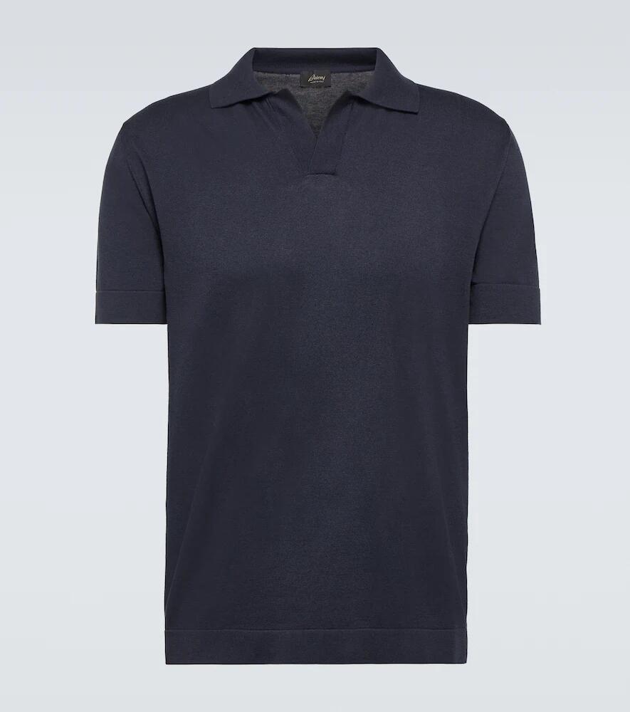 Brioni Cotton and silk polo shirt Cover