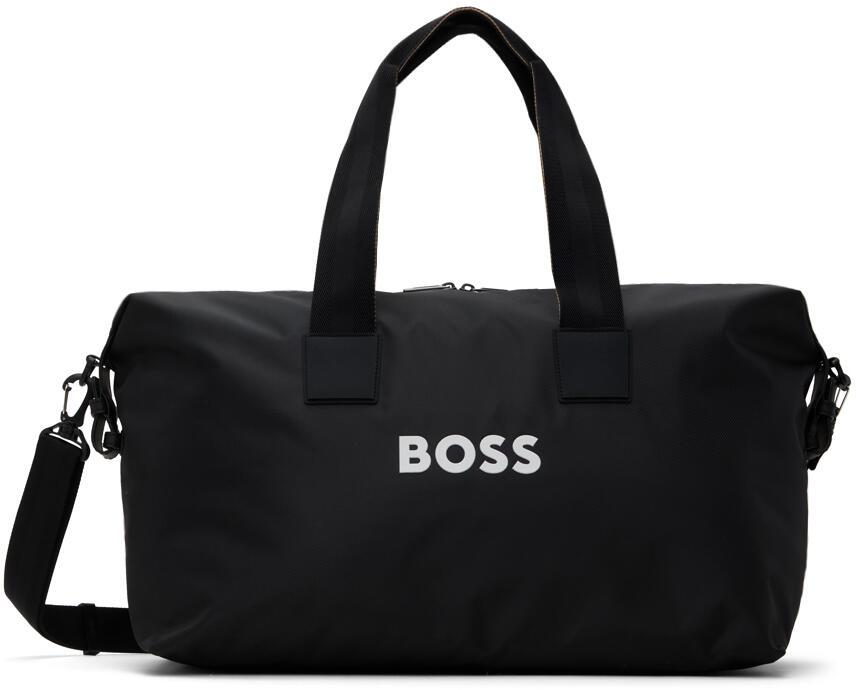 BOSS Black Contrast-Logo Holdall Duffle Bag Cover