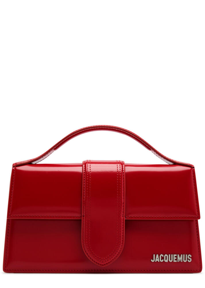 Jacquemus Le Grande Bambino Leather top Handle bag - Red Cover