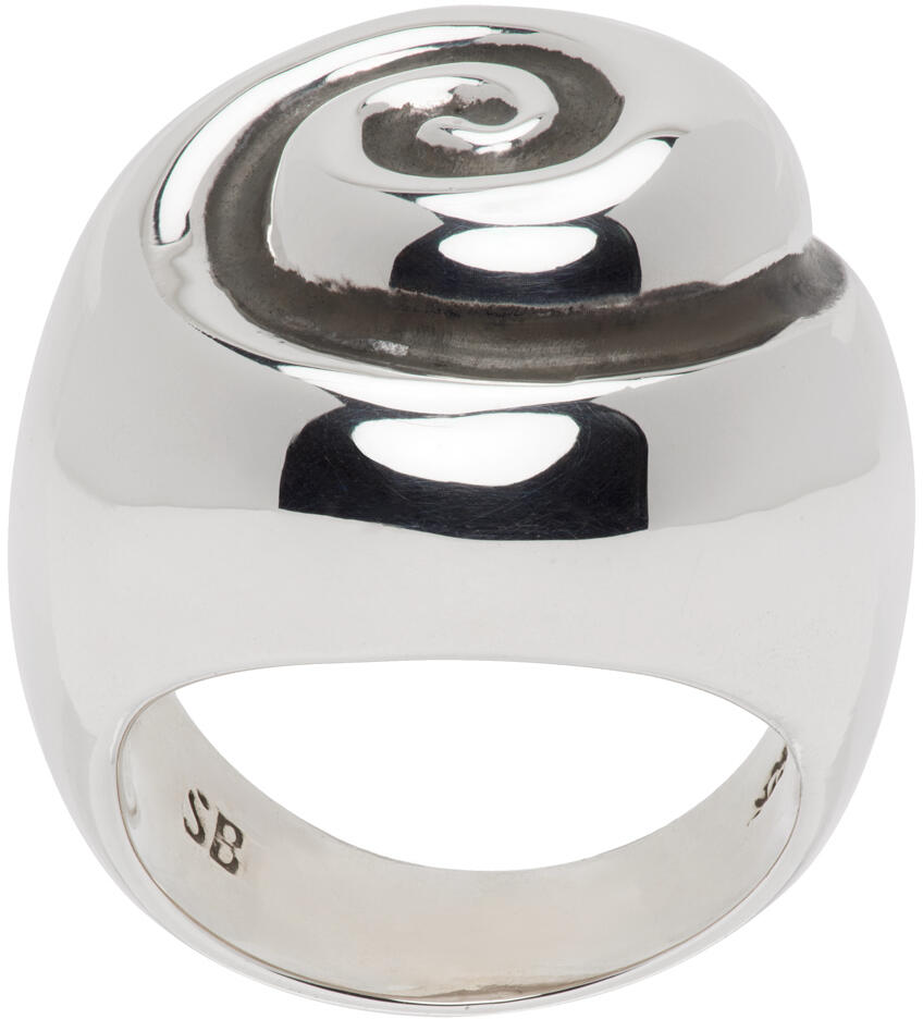 Sophie Buhai Silver Small Nautilus Ring Cover