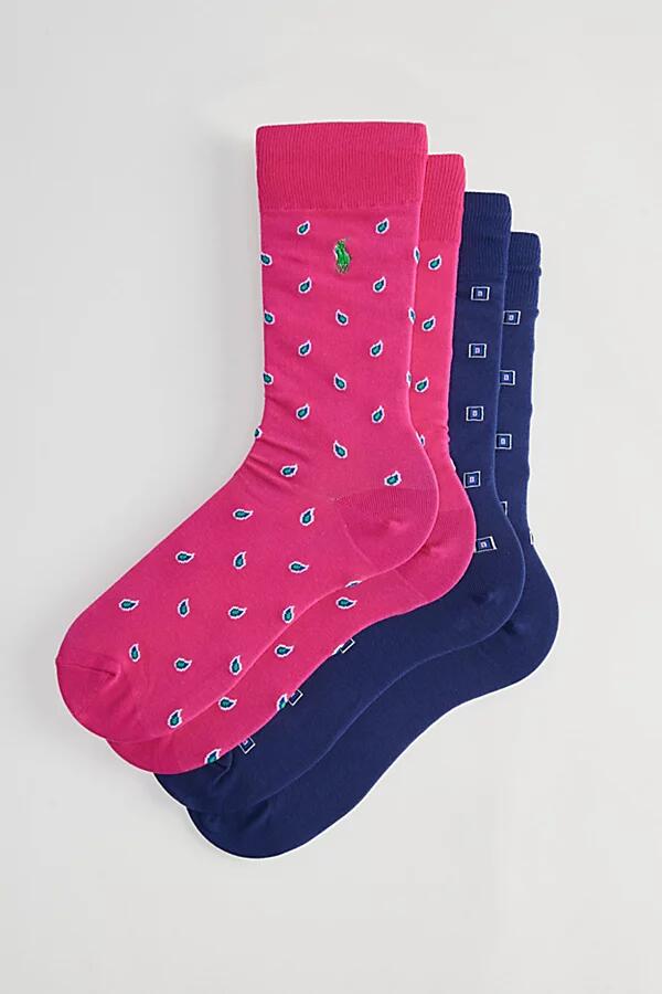 Polo Ralph Lauren Foulard Slack Sock 2-Pack in Assorted Cover