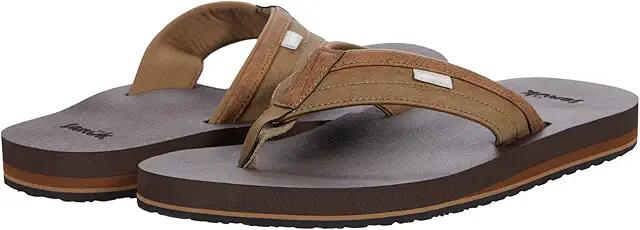 Sanuk Ziggy Soft Top (Tan) Men's Shoes Cover