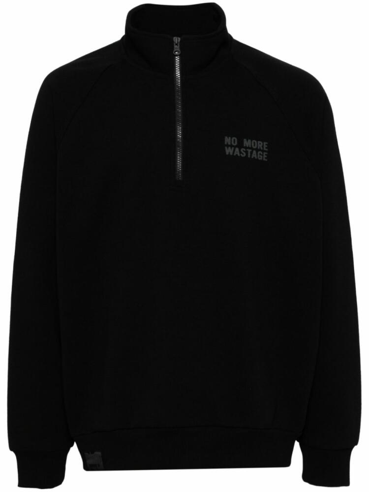 izzue half-zip sweatshirt - Black Cover