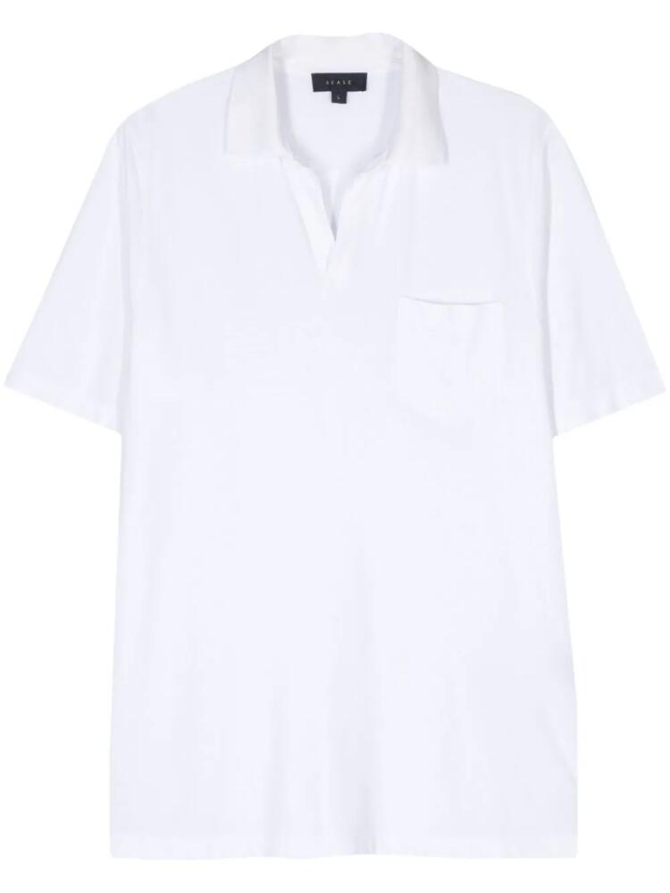 Sease cotton polo shirt - White Cover