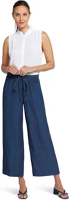 NYDJ Jayne Pull On Wide Leg (Indigo Ocean) Women's Dress Pants Cover