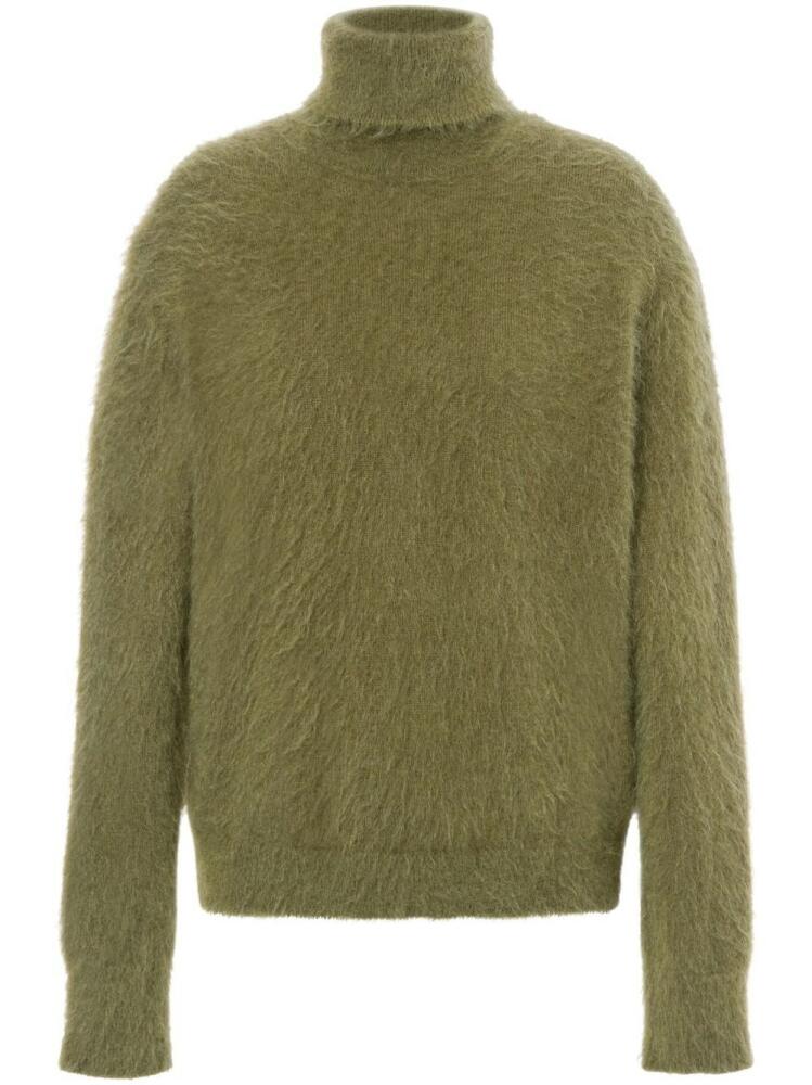 Alberta Ferretti roll-neck brushed jumper - Green Cover