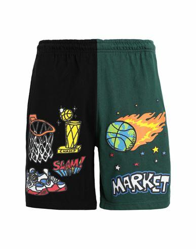 Market Market Memorabilia Shorts Man Shorts & Bermuda Shorts Black Cotton Cover