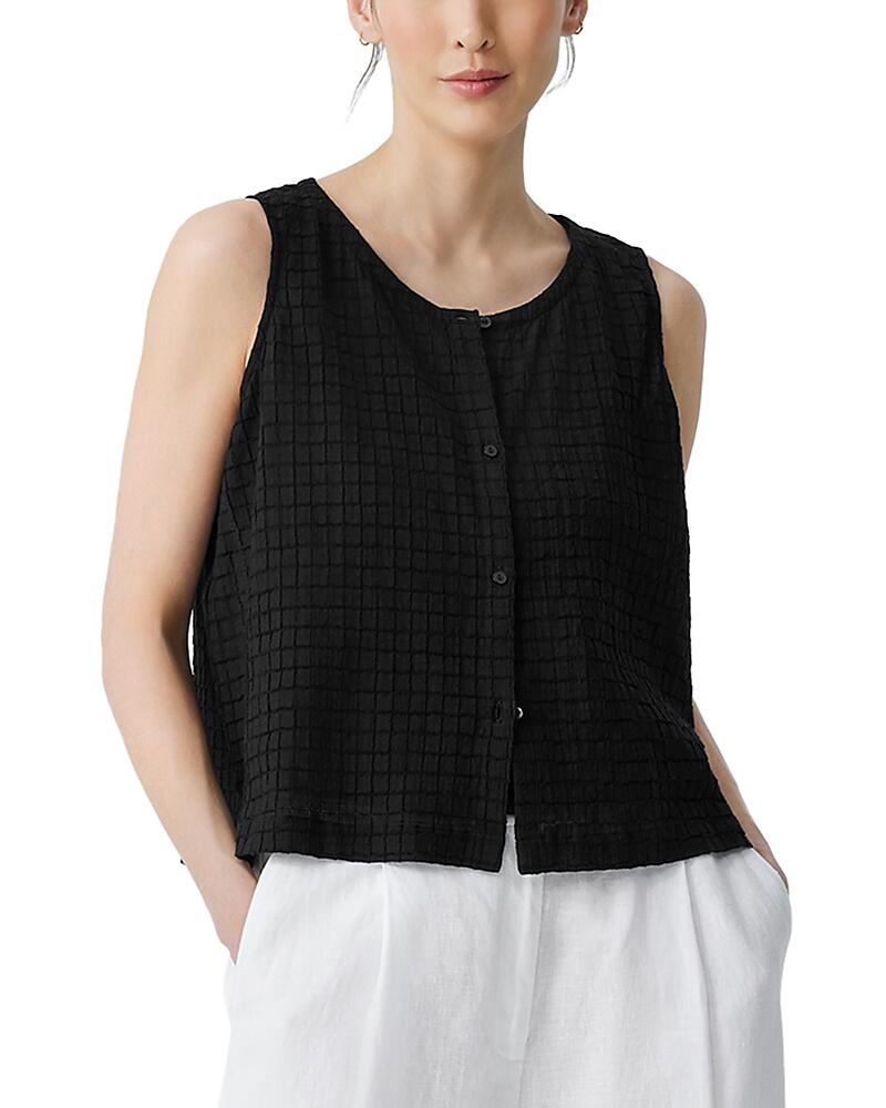 Eileen Fisher Round Neck Vest Cover