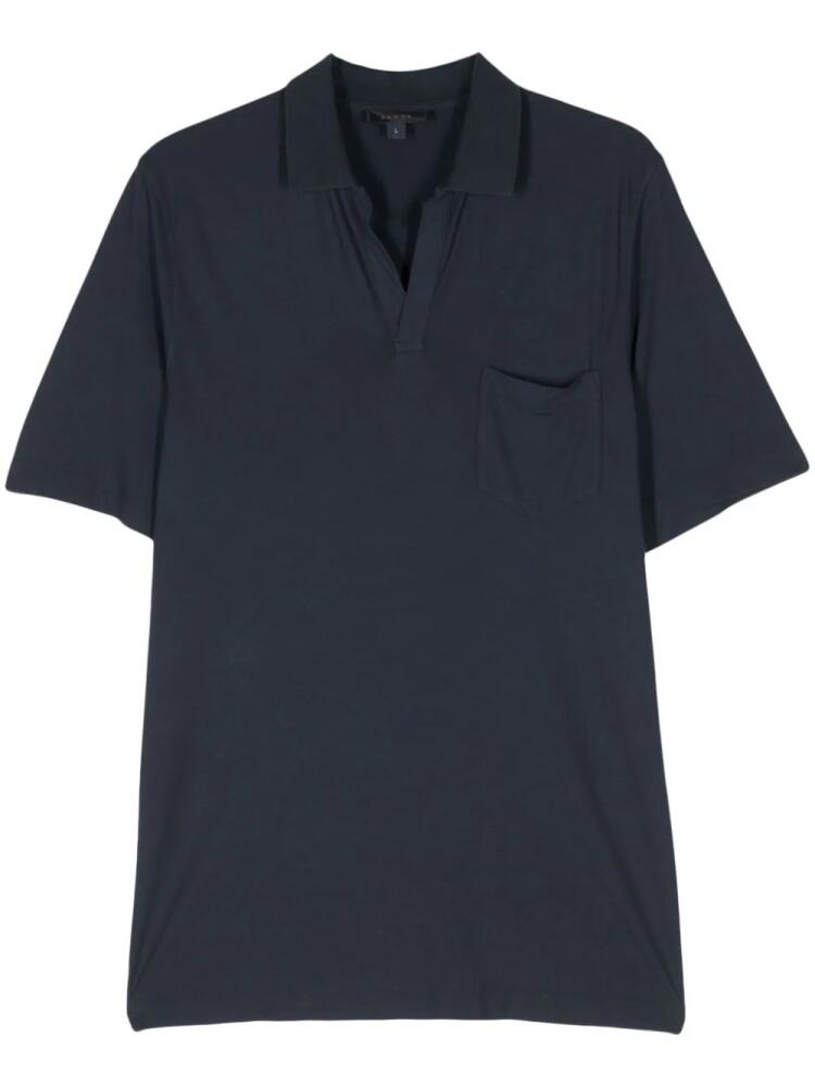 Sease cotton polo shirt - Blue Cover